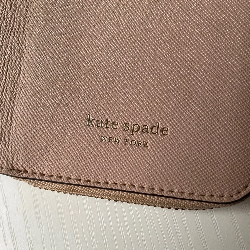 Kate Spade Cameron iPhone X/XS Wristlet Case Saffiano Leather Pale Pink